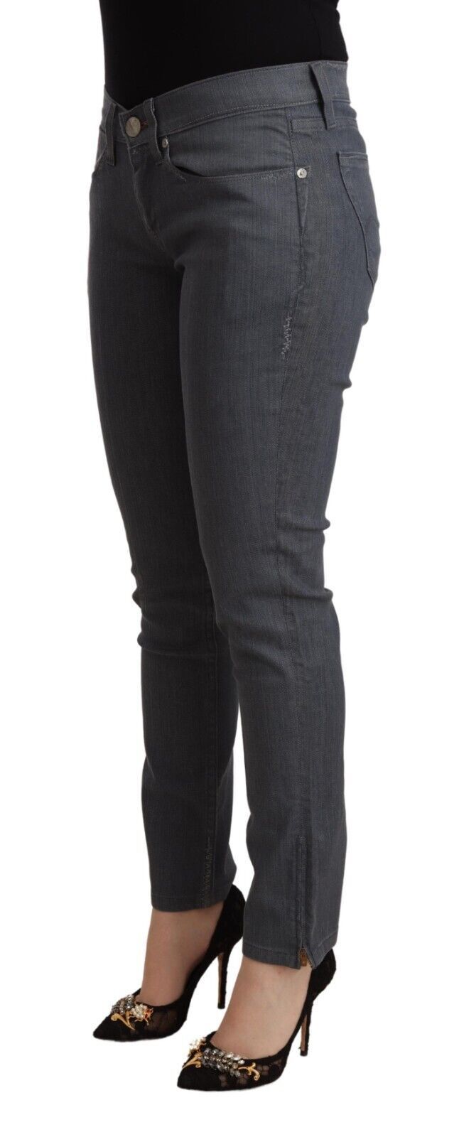 Levi's Gri Skinny Pamuklu Düşük Bel Kot Pantolon